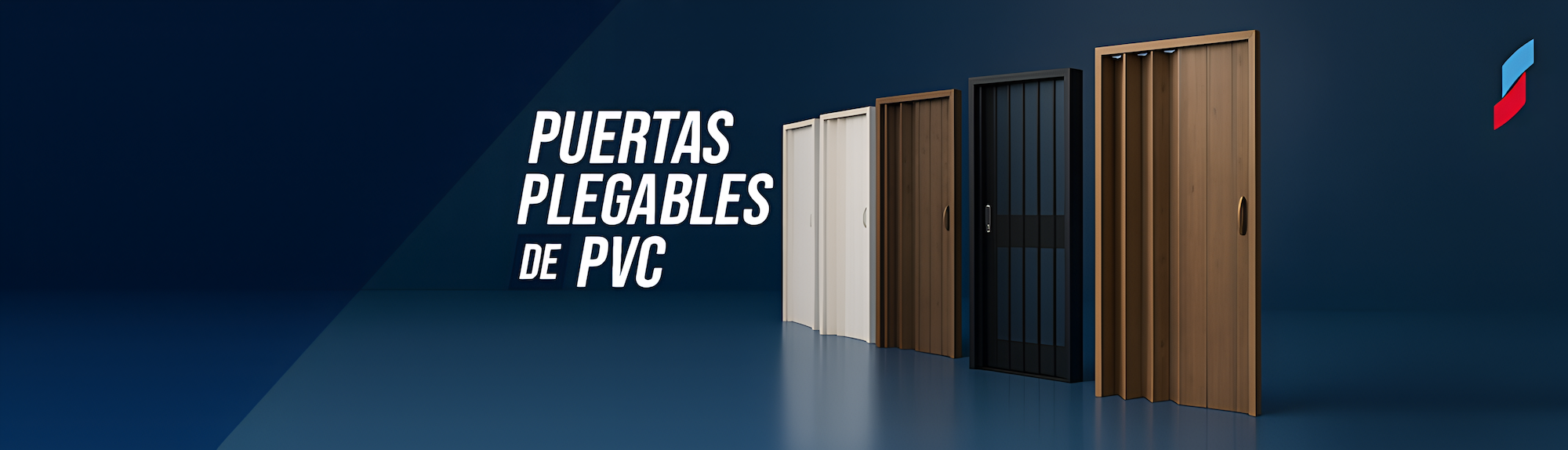 Puertas Plegables de PVC/Aluminio