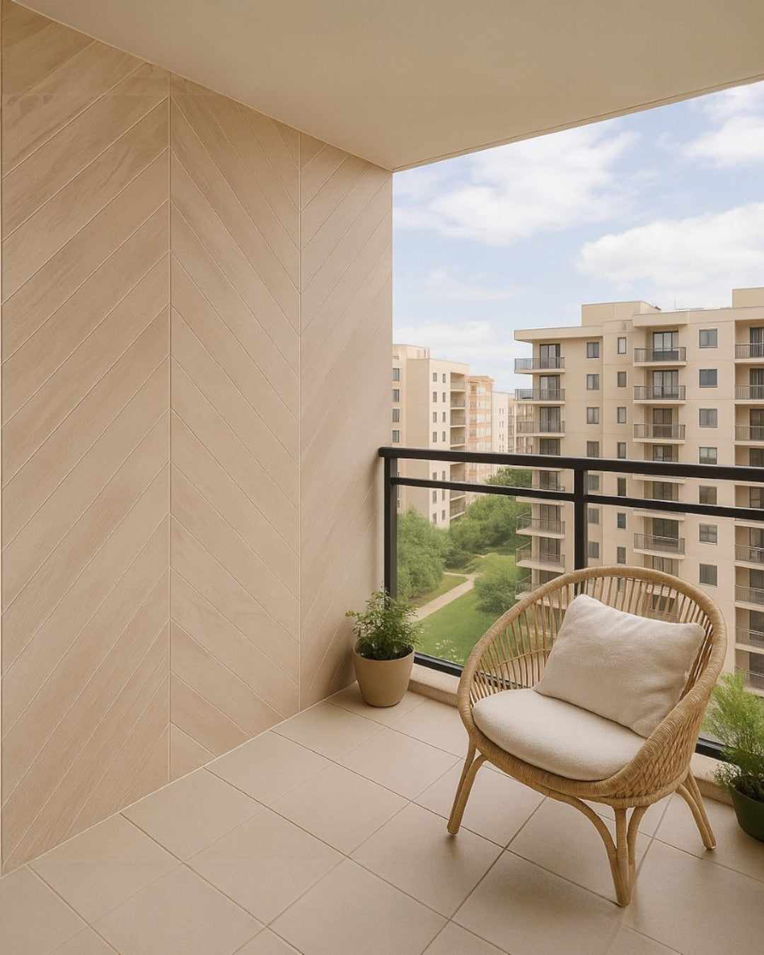 PISO DE PORCELANATO - 60CM X 120CM(2.16M²) - MATE - 126103YG(MADERA NATURAL CLARO)