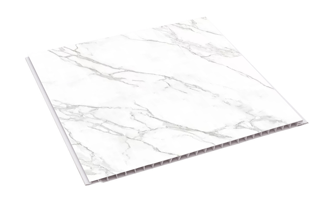 White Marbled Laminated PVC Ceiling 1.19 m²