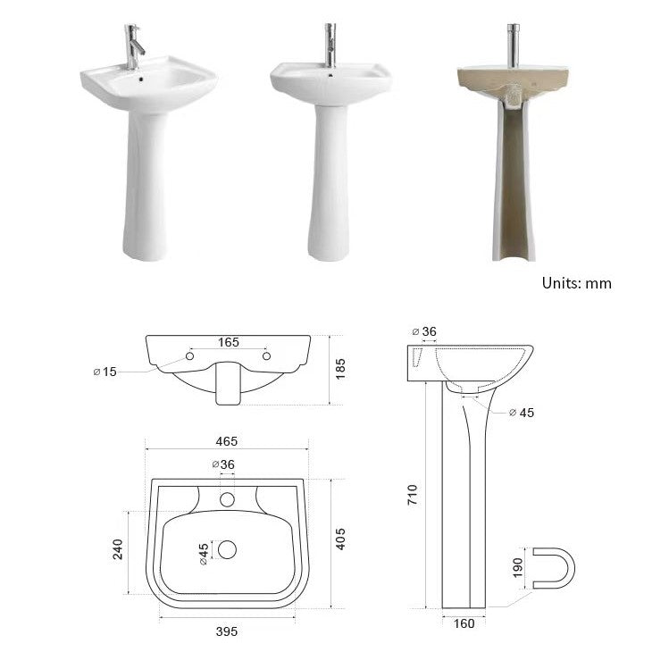 Pedestal sink