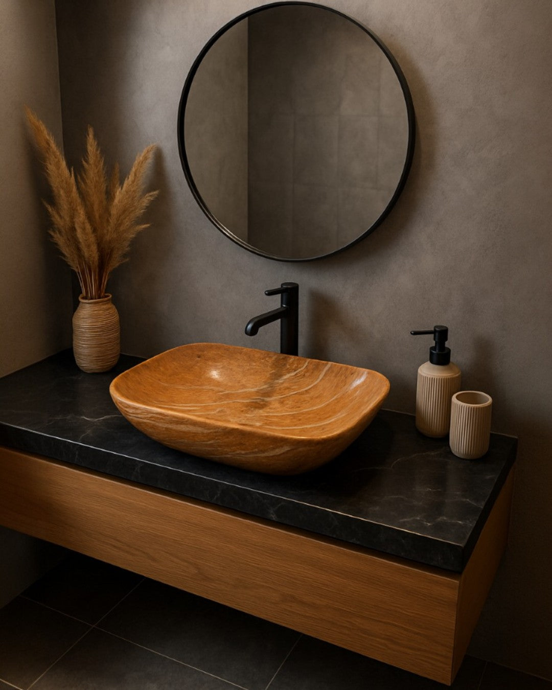 LAVAMANO DE PORCELANA VITRIFICADA - 455*320*135MM - 9001