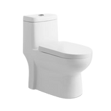 White toilet one piece symphonic