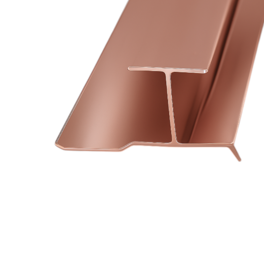 PERFIL DE UNIÓN H ANCHA - ALUMINIO