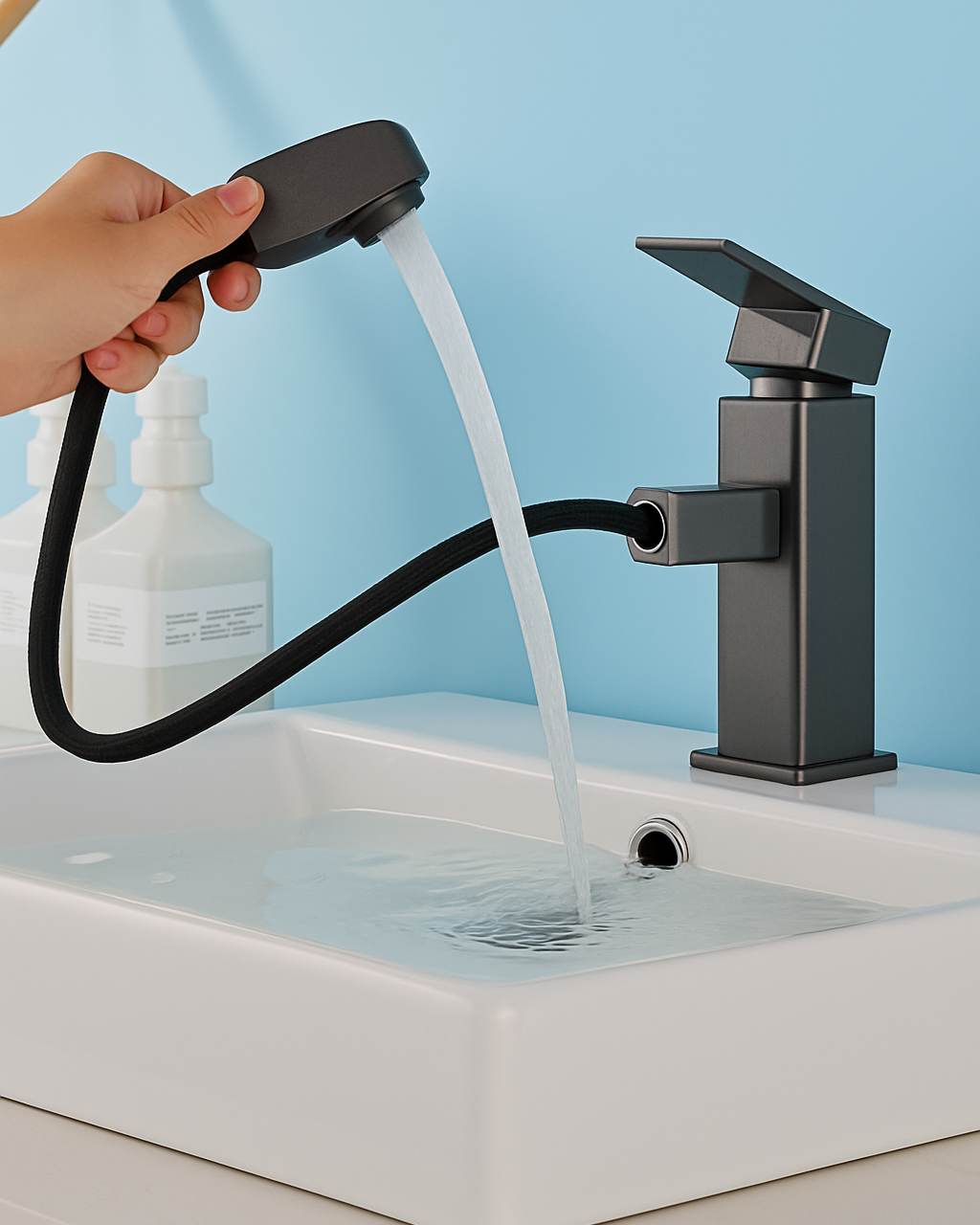 GRIFO DE BAÑO - COBRE - GRIS / NEGRO / 6012G / 6013B