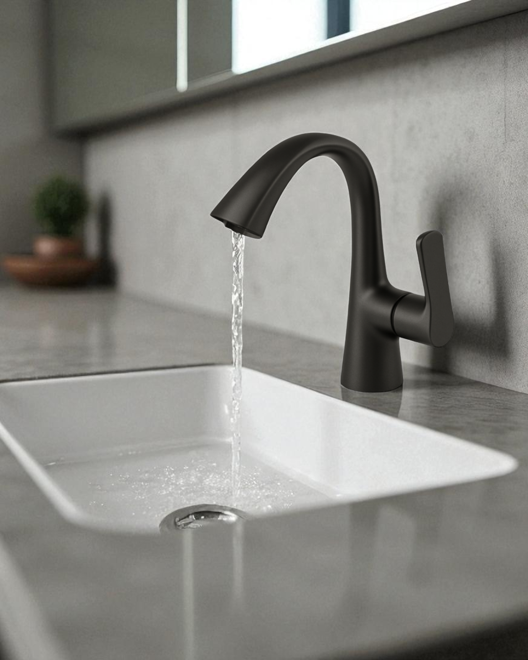 GRIFO DE BAÑO - COBRE - CROMADO / NEGRO / GRIS / DORADO / QD-001 / QD-002 / QD-003 / QD-004