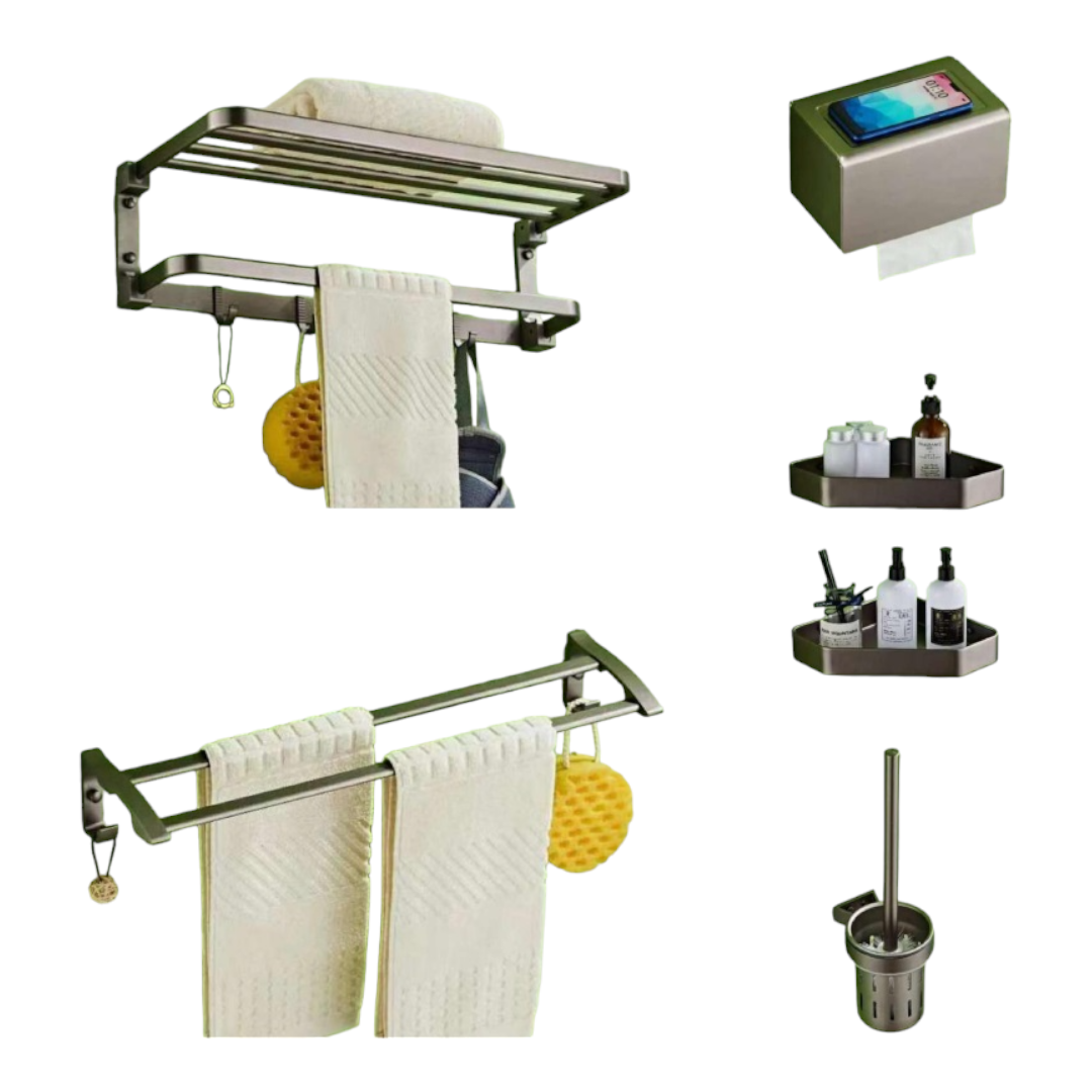 SET DE TOALLEROS - ALUMINIO