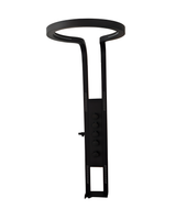 PANEL DE DUCHA - 19CM/50CM - NEGRO(ACCESORIOS)/NEGRO(PANEL) - Y19-301