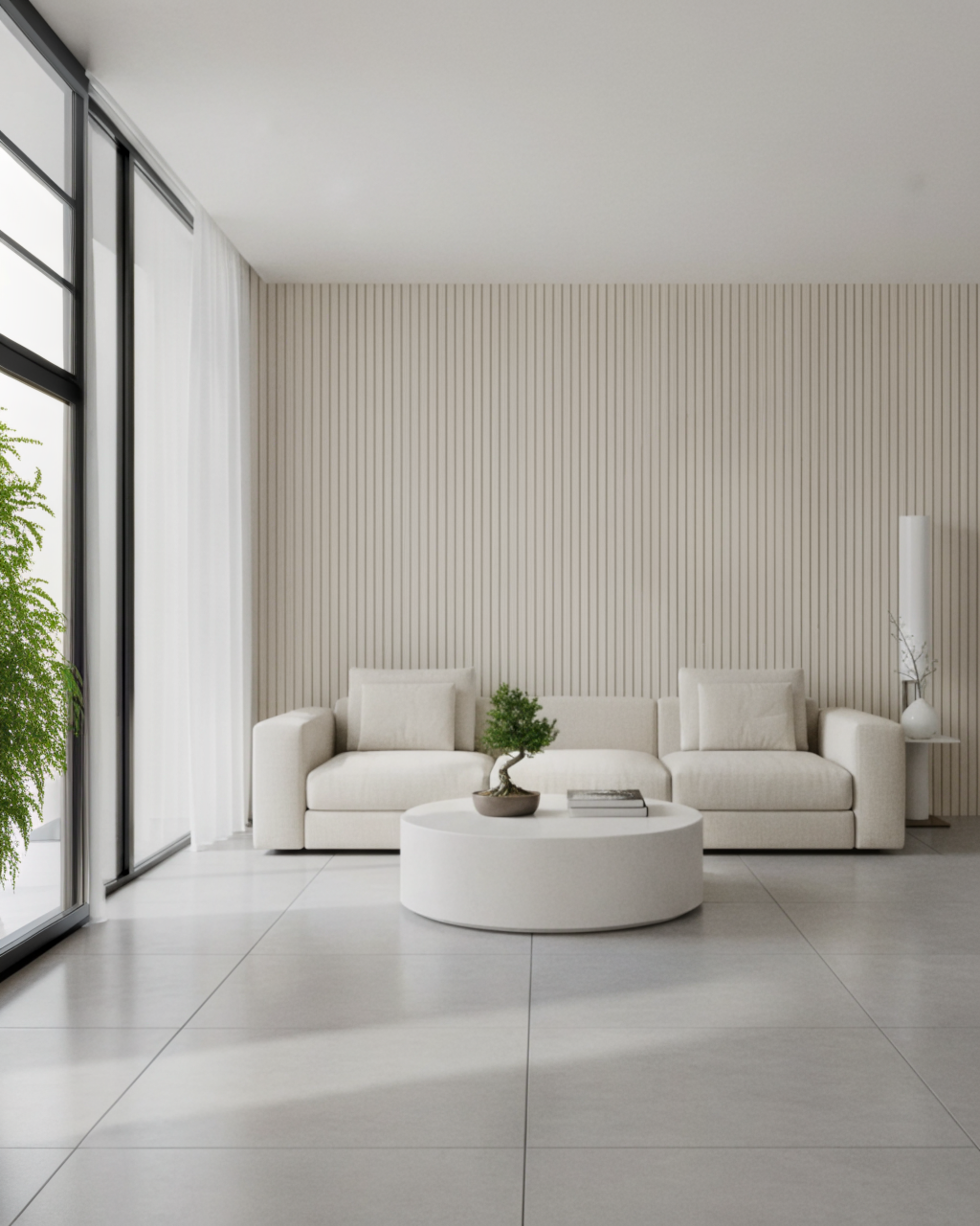 PANEL ACÚSTICO DE POLIÉSTER CAMEL OSCURO 2.9×0.6 M – 8 MM