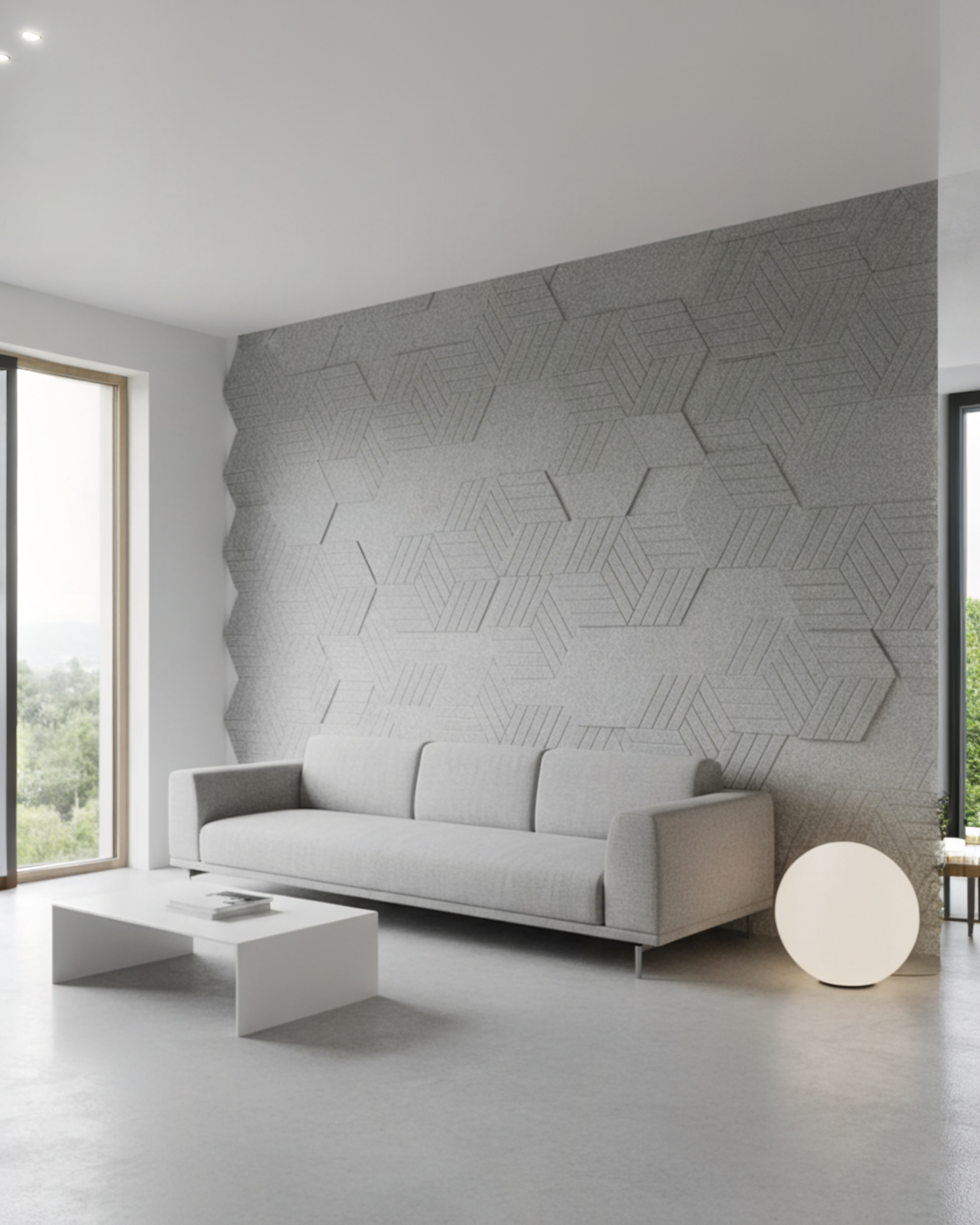 PANEL ACÚSTICO DE POLIÉSTER BRONCE 40×40 CM – 8 MM