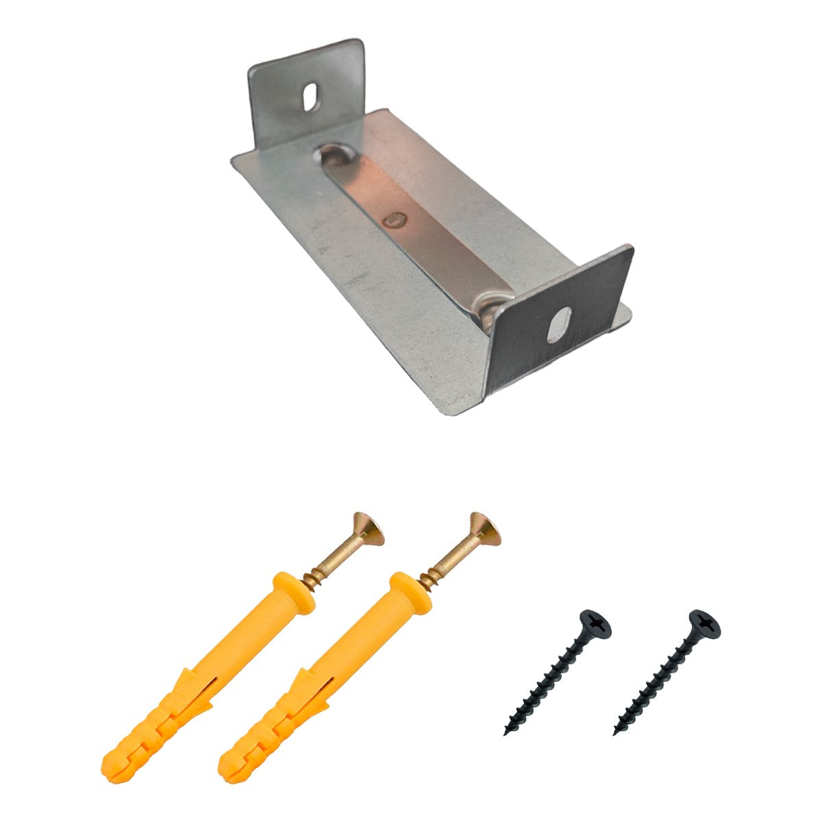SOPORTE FIJO PARA TUBO WPC 90×40MM | SET CON TORNILLERÍA