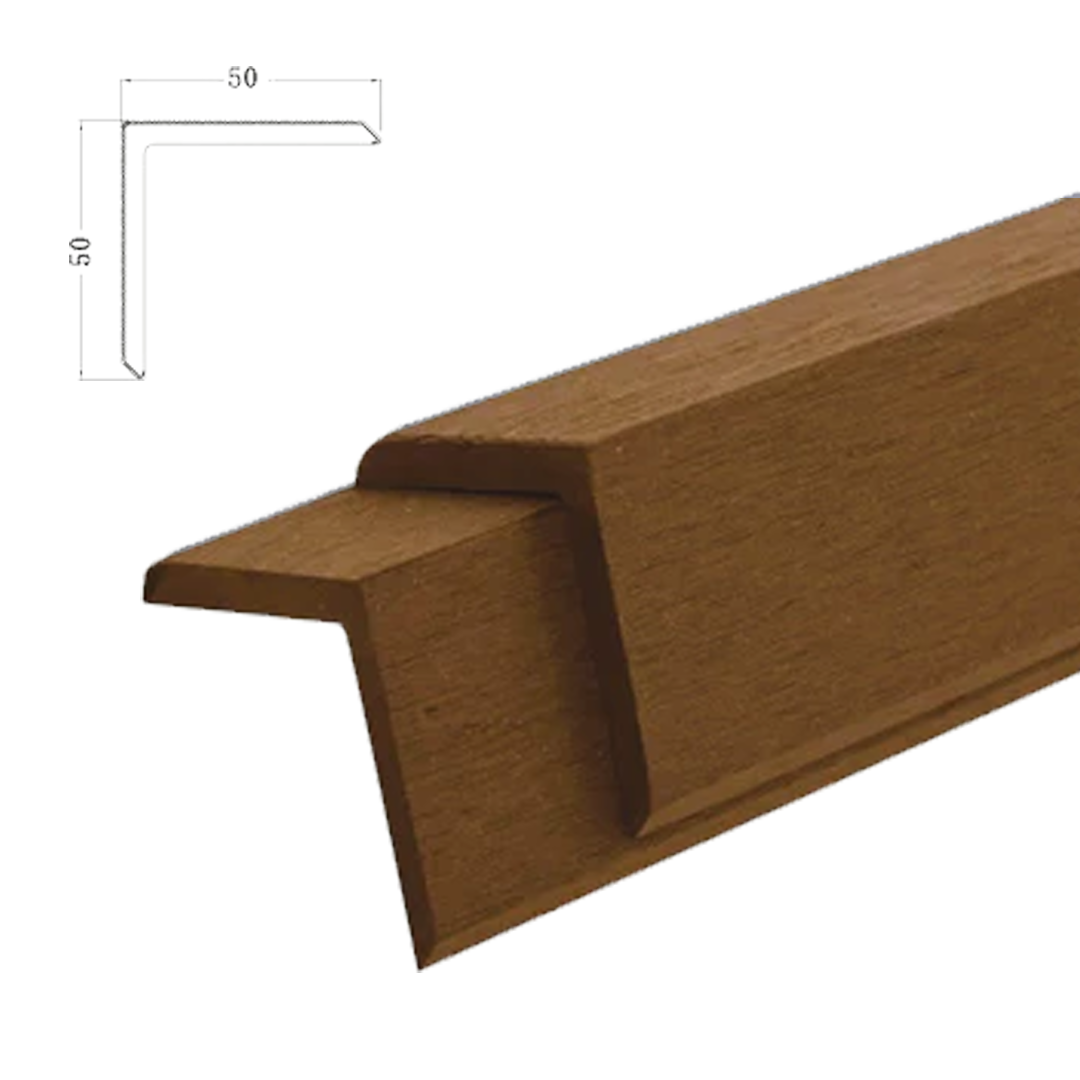 ESQUINERO DE PISO DECK DE WPC EXTERIOR - 45*45*2900