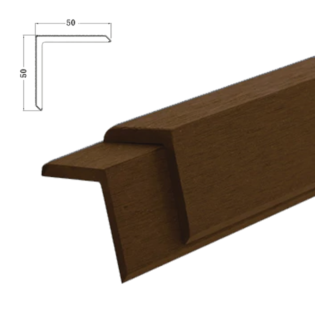 ESQUINERO DE PISO DECK DE WPC EXTERIOR - 45*45*2900