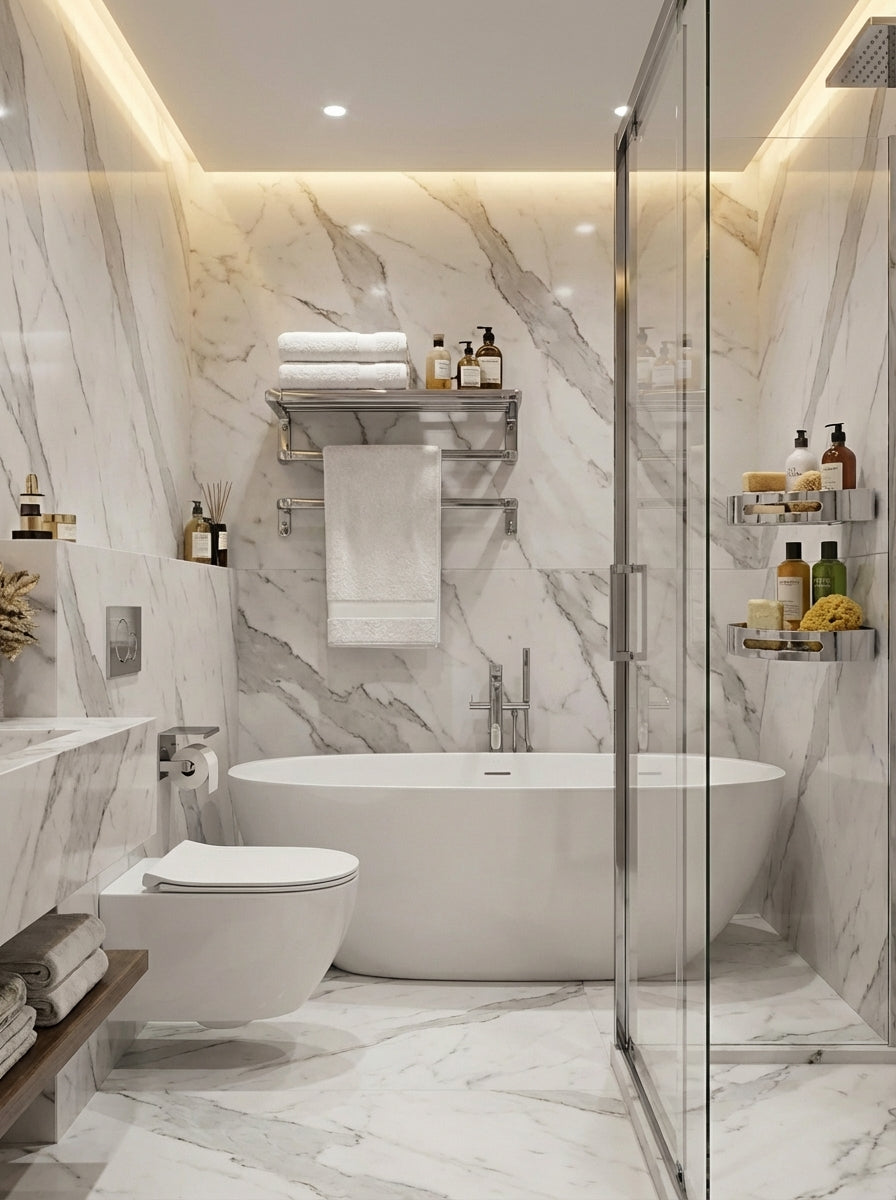 Accesorios para Baño – Set / Juego en Acero Inoxidable 304 | Kit Completo Moderno