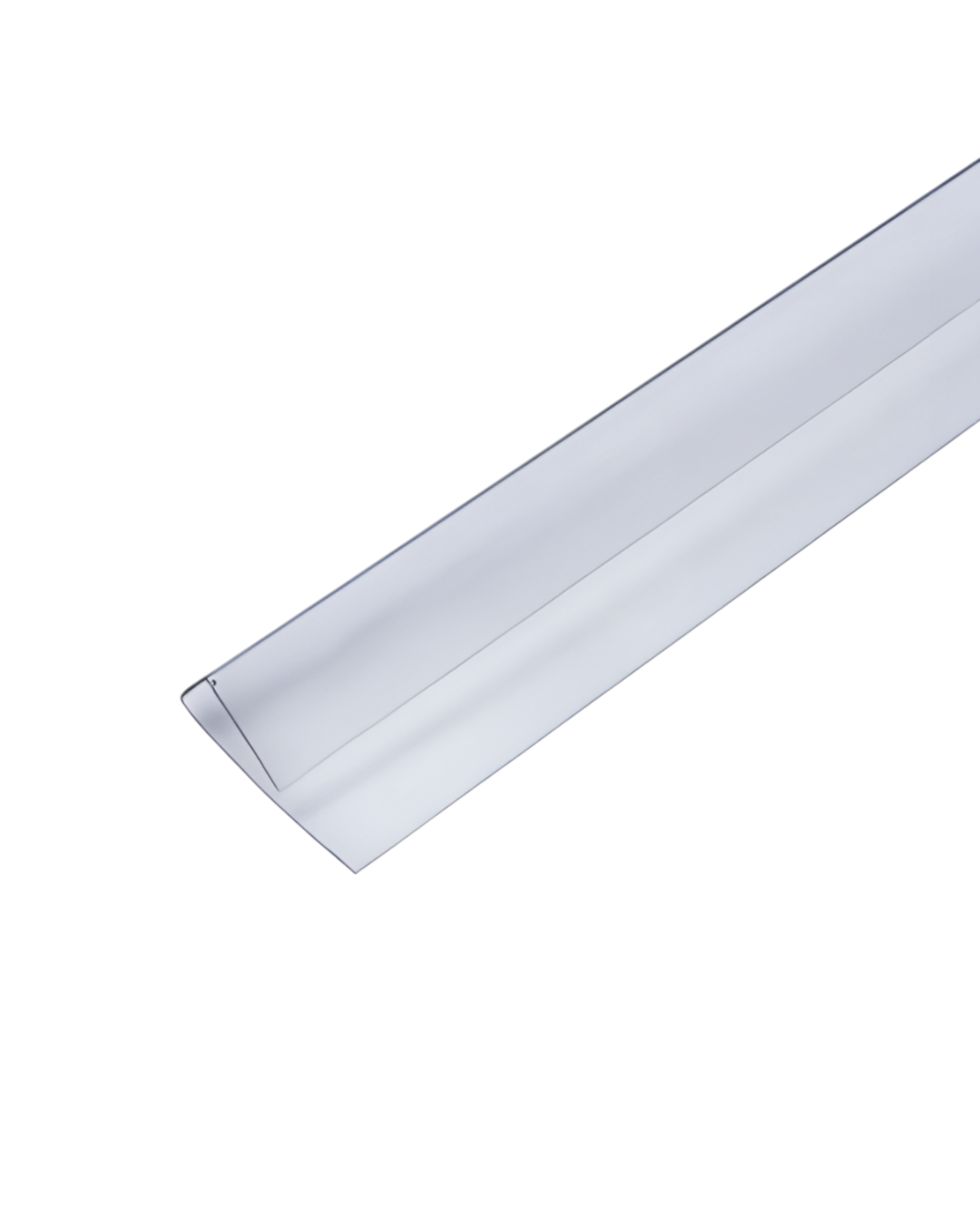 PERFIL DE POLICARBONATO U - 1.22M DE LARGO - TRANSPARENTE