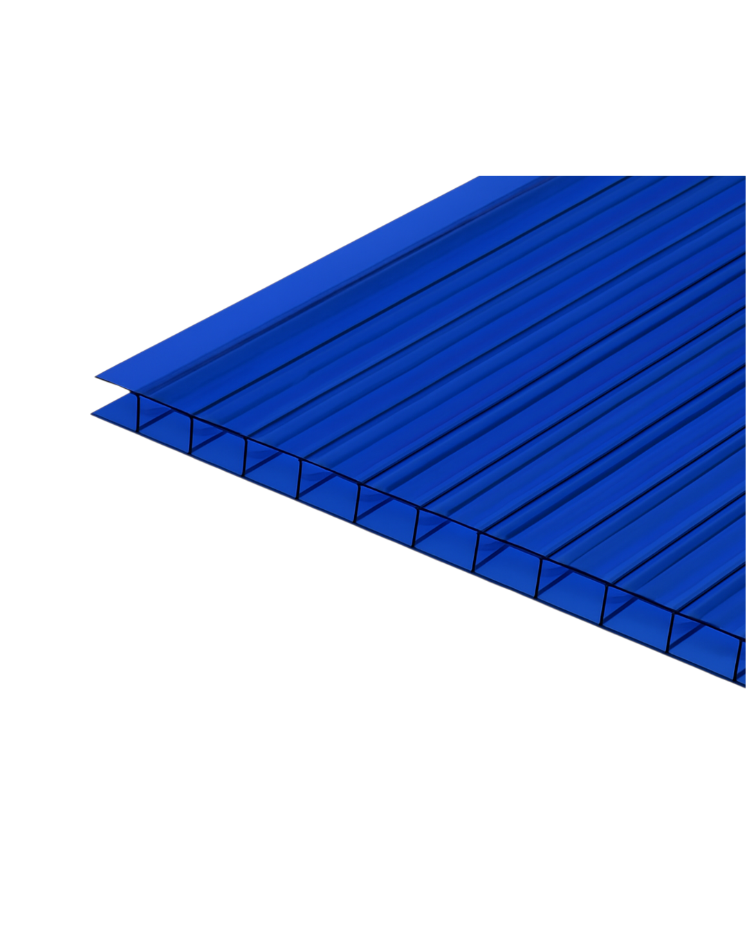 LÁMINA DE POLICARBONATO - 1.22M X 8MM X 3.05M - AZUL