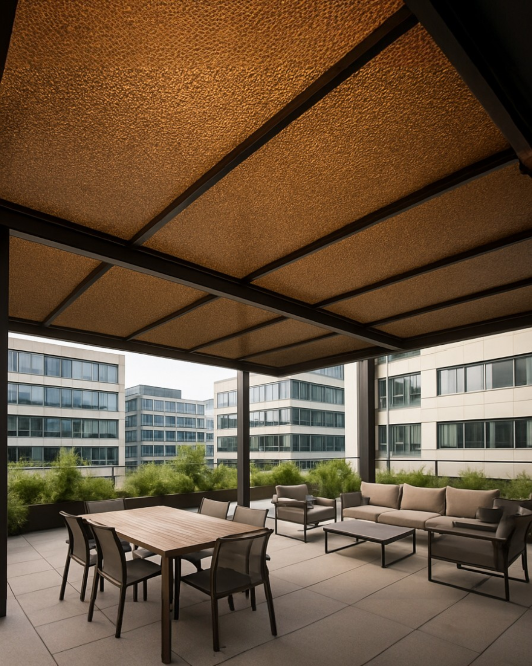 LÁMINA DE POLICARBONATO DIAMANTE - 1.22M X 2MM X 3.05M - PARDO AMARILLENTO