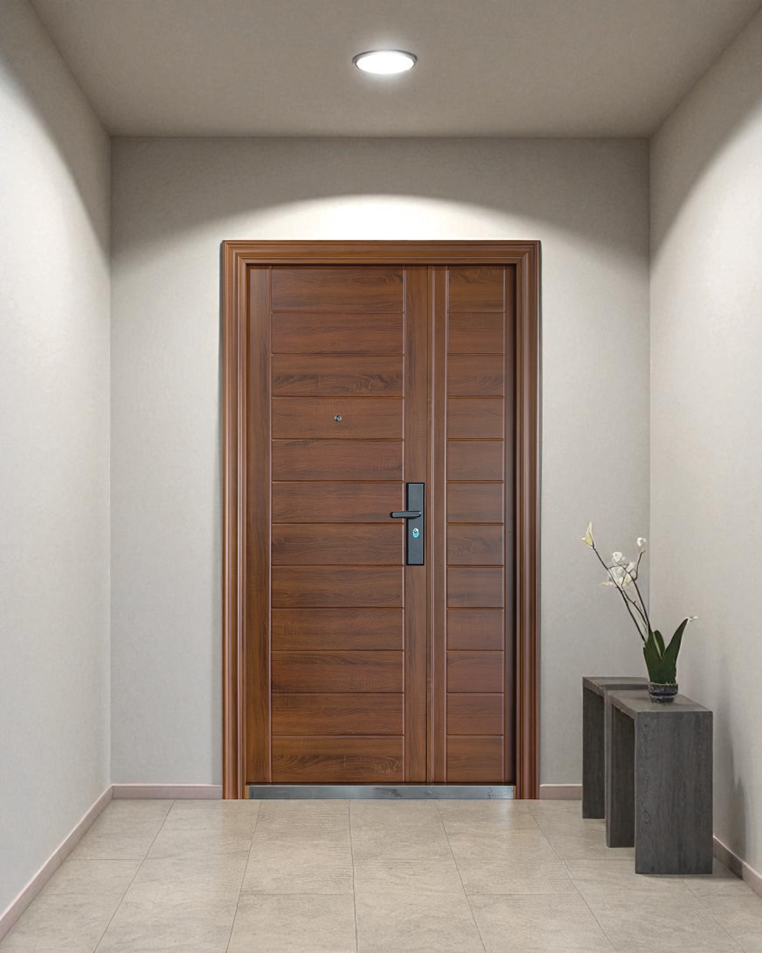 PUERTA DE SEGURIDAD MULTIPUNTOS - 1.20M X 2.15M X 50MM - NUEZ