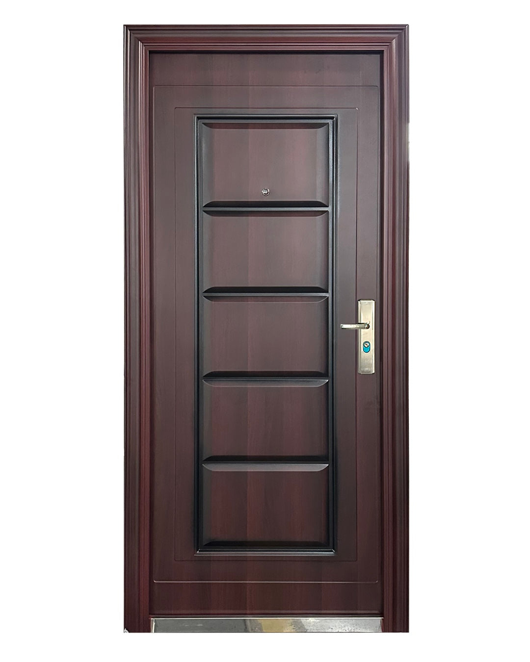PUERTA DE SEGURIDAD MULTIPUNTOS - 98CM X 215CM X 50MM - NOGAL 2