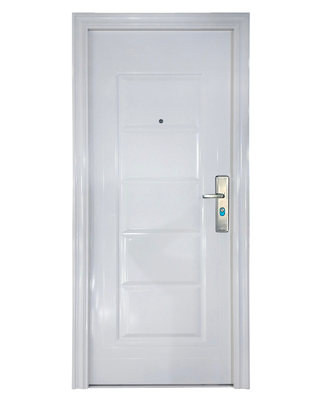 PUERTA DE SEGURIDAD MULTIPUNTOS - 98CM X 215CM X 50MM - BLANCO