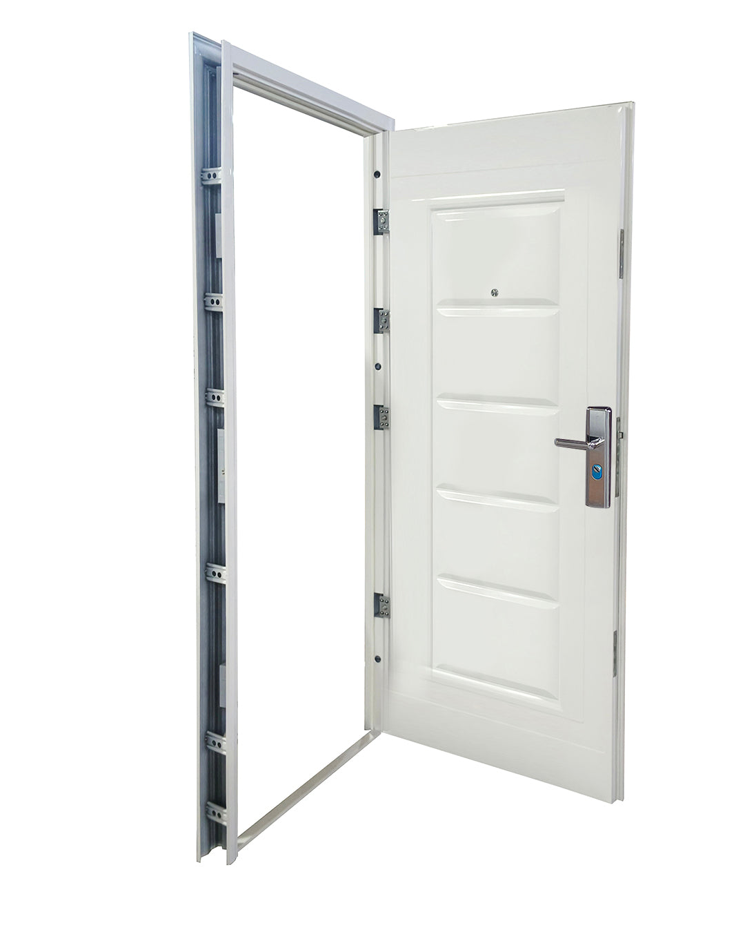 White Metal Security Door 0.98mx 2.15m