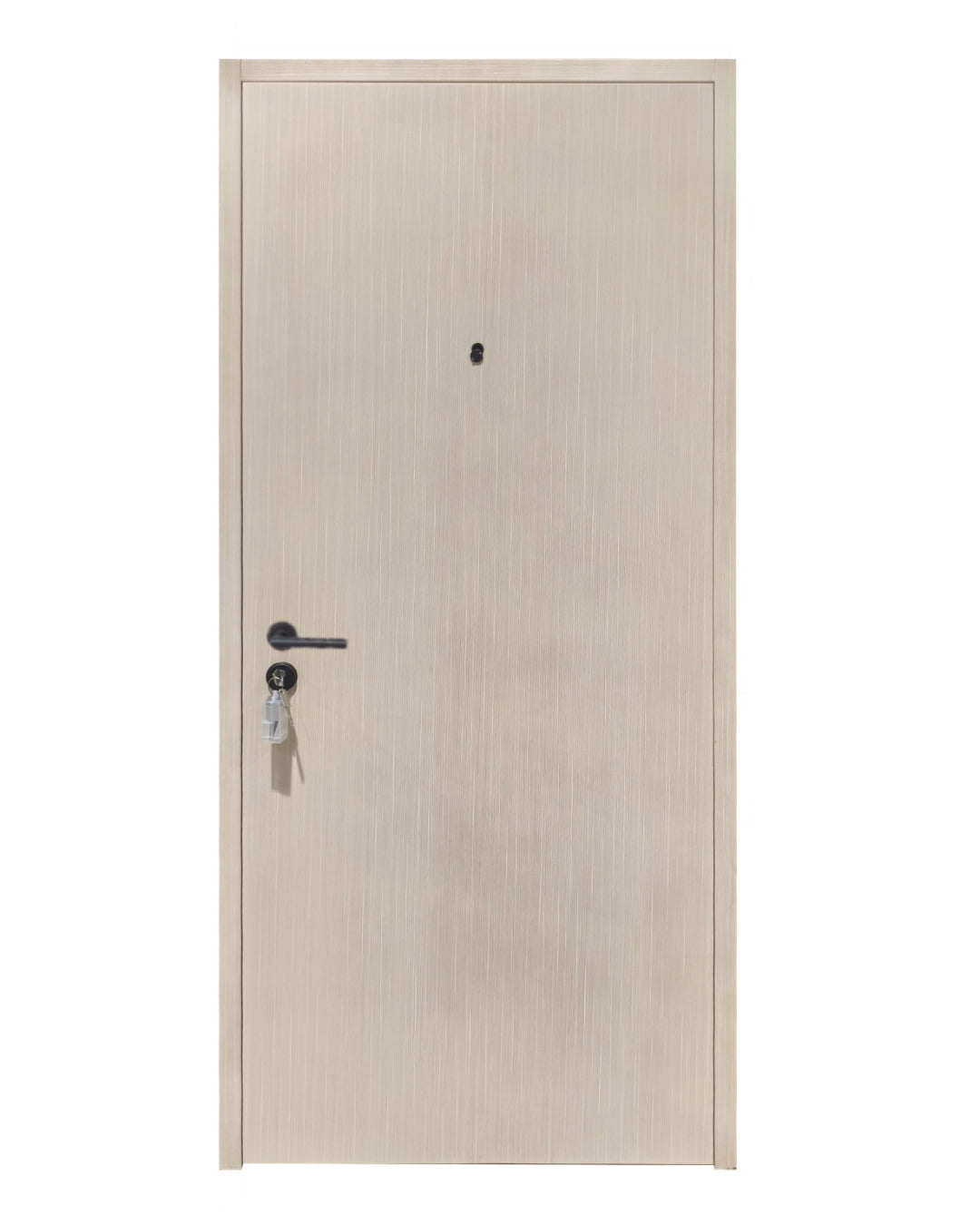 PUERTA DE SEGURIDAD MULTIPUNTOS - 97CM X 215CM X 70MM - CREMA NATURAL