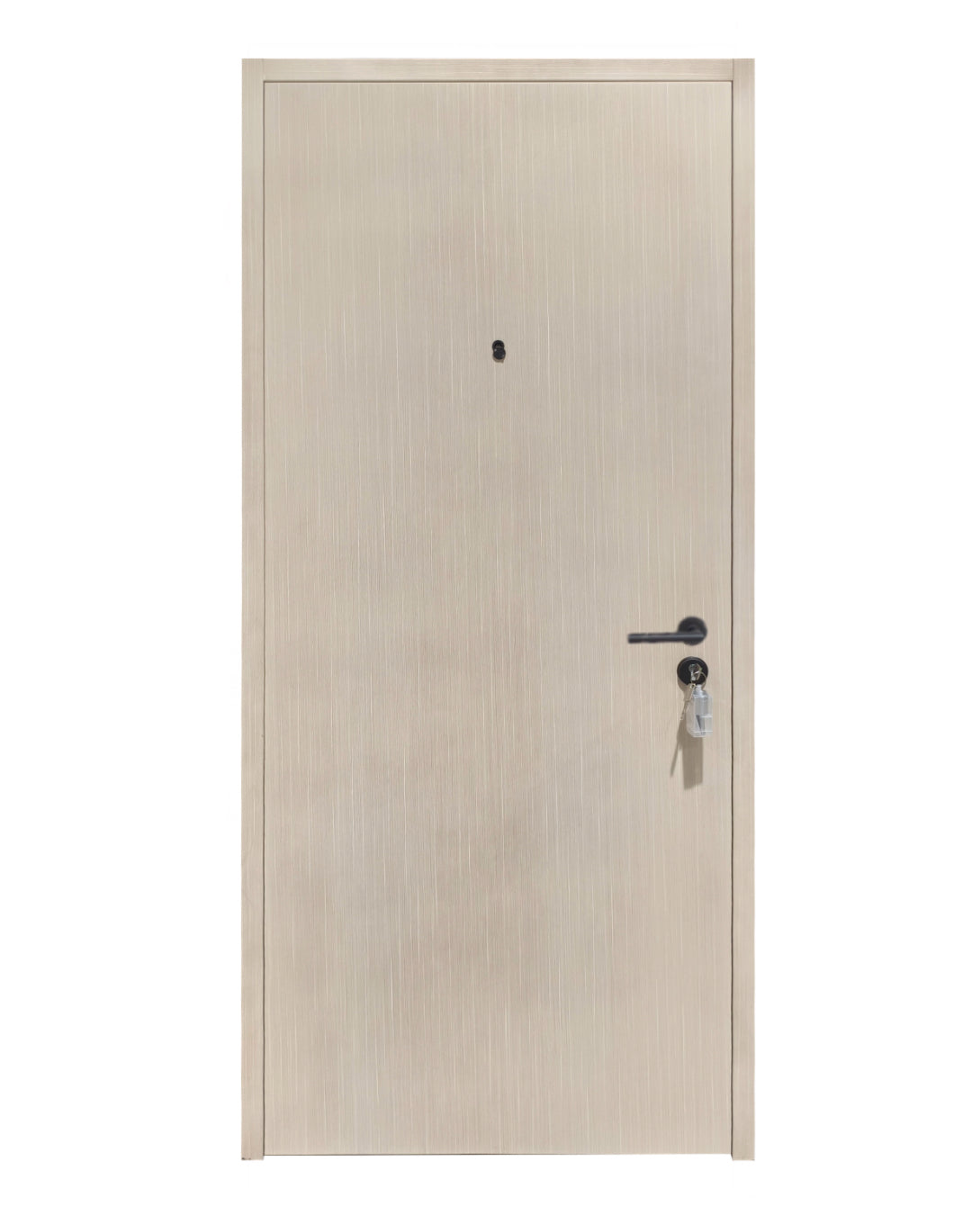 PUERTA DE SEGURIDAD MULTIPUNTOS - 97CM X 215CM X 70MM - CREMA NATURAL