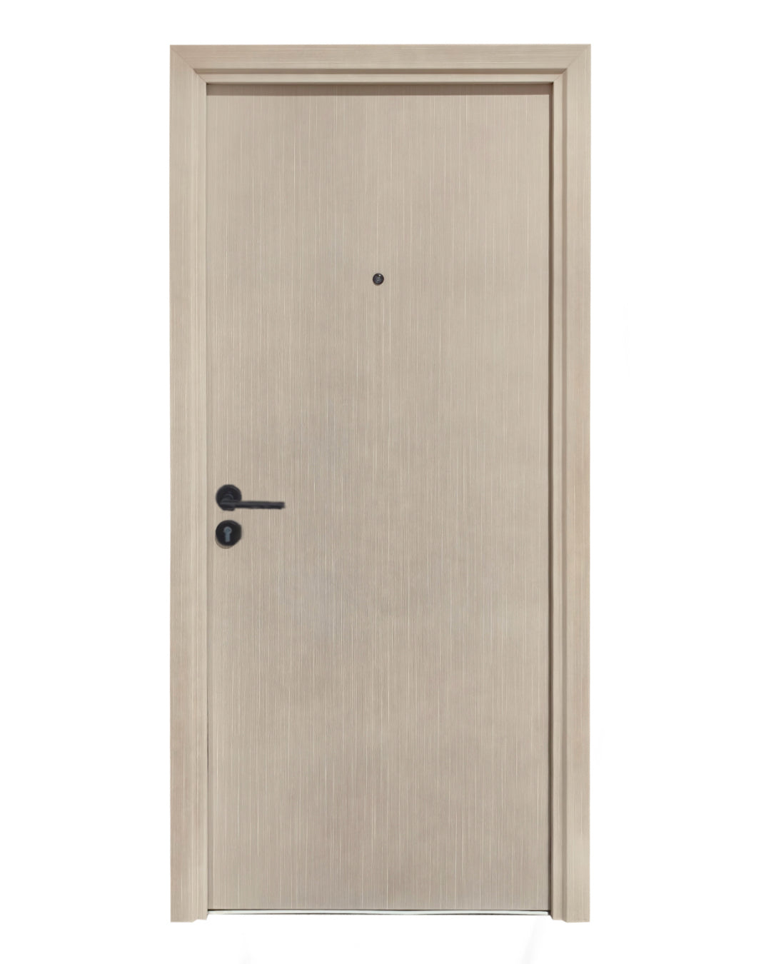 PUERTA DE SEGURIDAD MULTIPUNTOS - 97CM X 215CM X 70MM - CREMA NATURAL
