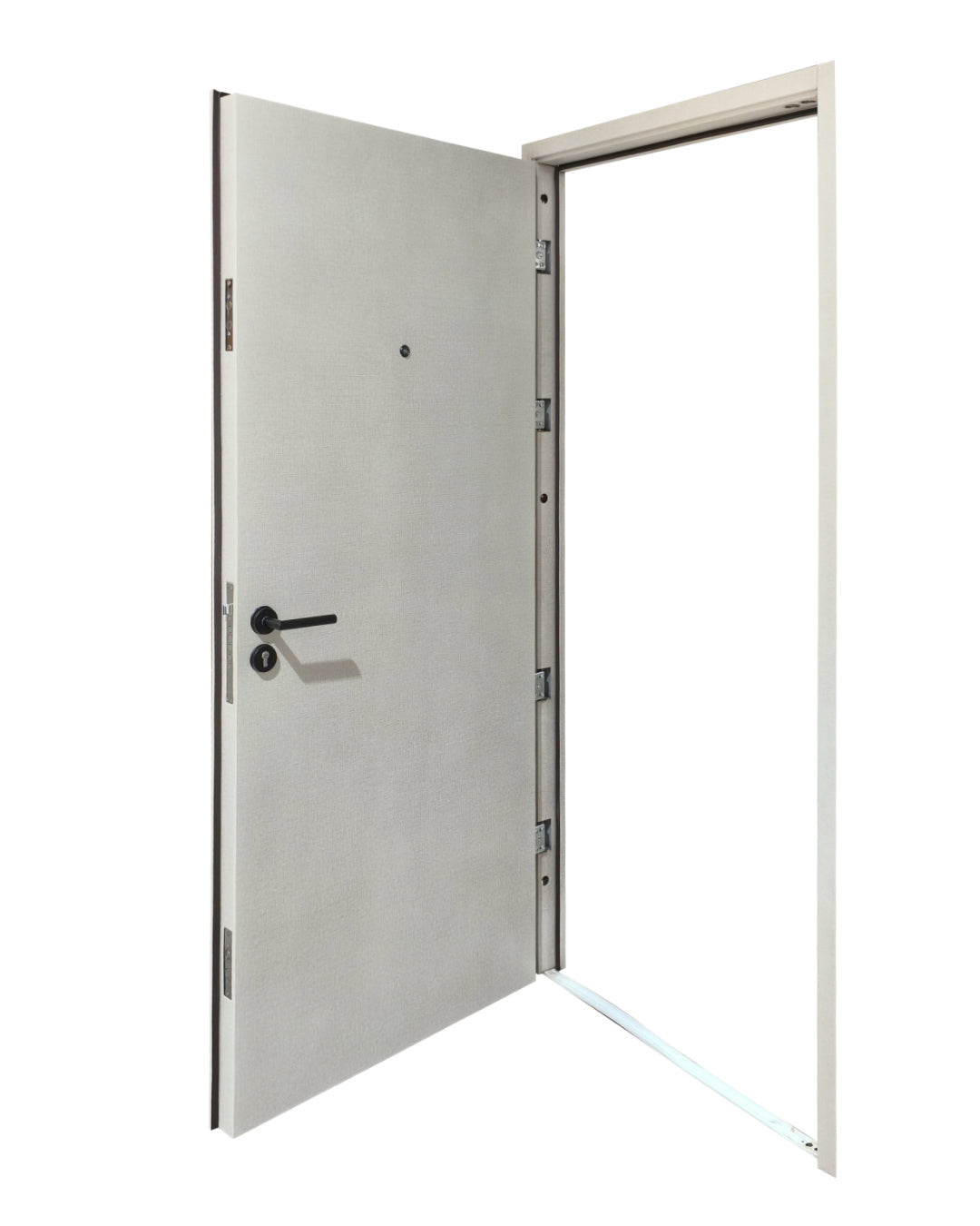 PUERTA DE SEGURIDAD MULTIPUNTOS - 97CM X 215CM X 70MM - LINO CLARO