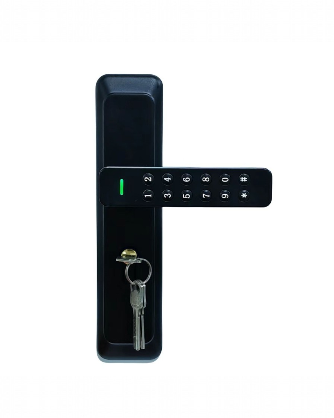 CERRADURA INTELIGENTE - PUERTAS INTERIORES MDF/WPC - NEGRO - OS134C-5845