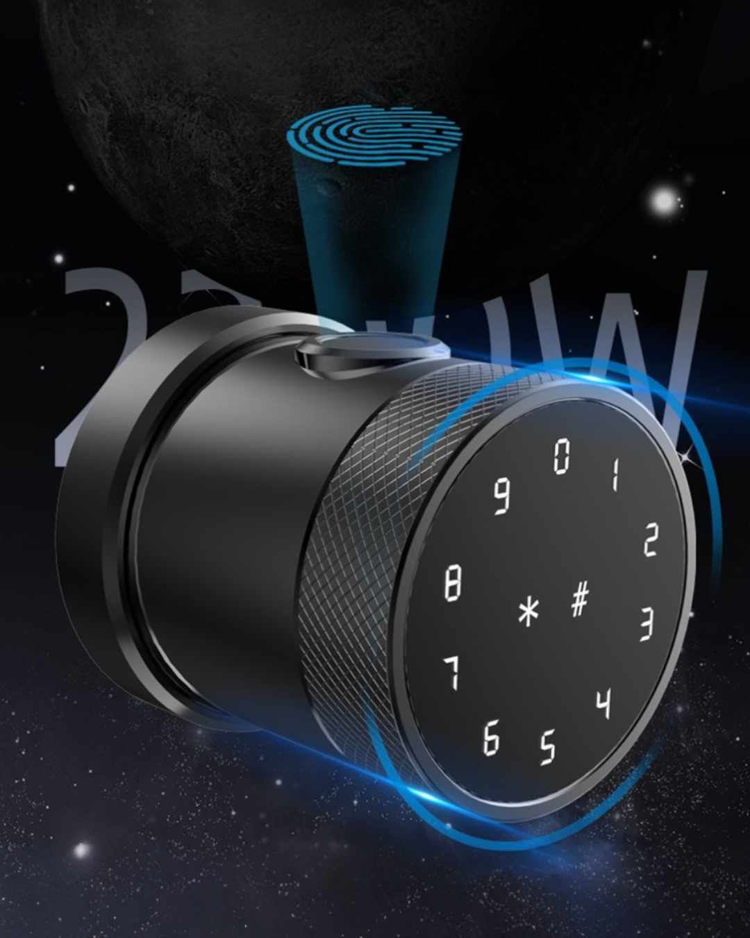 CERRADURA INTELIGENTE - CILINDRO- TILOCK APP - NEGRO - OS166FB