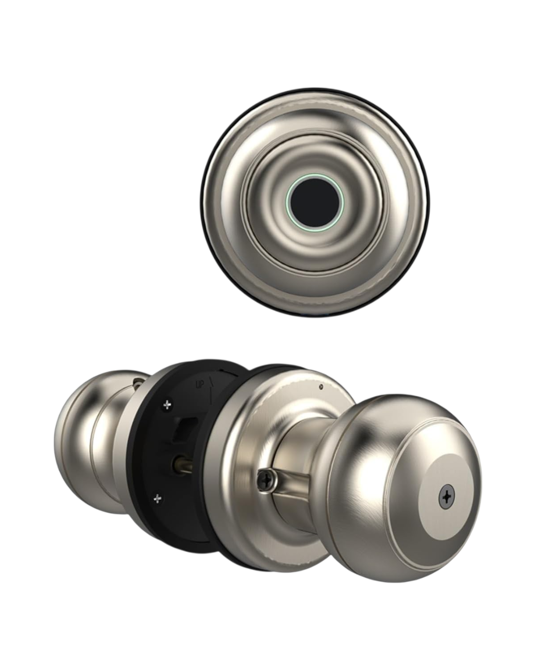 CERRADURA INTELIGENTE - CILINDRO- TUYA APP - PLATEADA - OS375TYFG