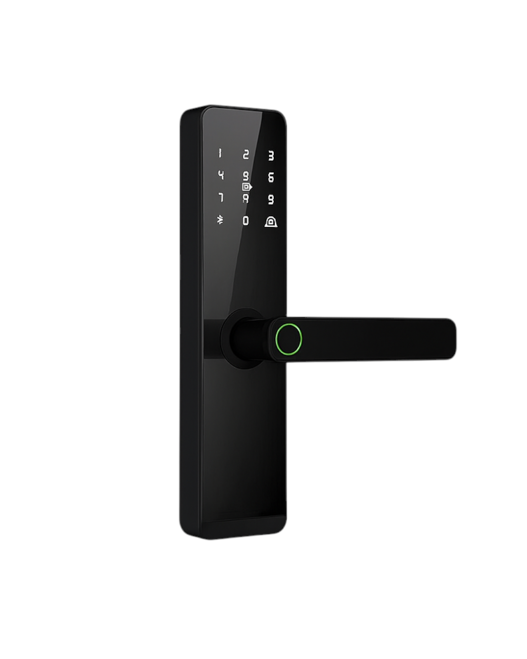 CERRADURA INTELIGENTE - PUERTAS MULTIPUNTOS DE SEGURIDAD - TUYA APP - NEGRO - OS514TYF-6068