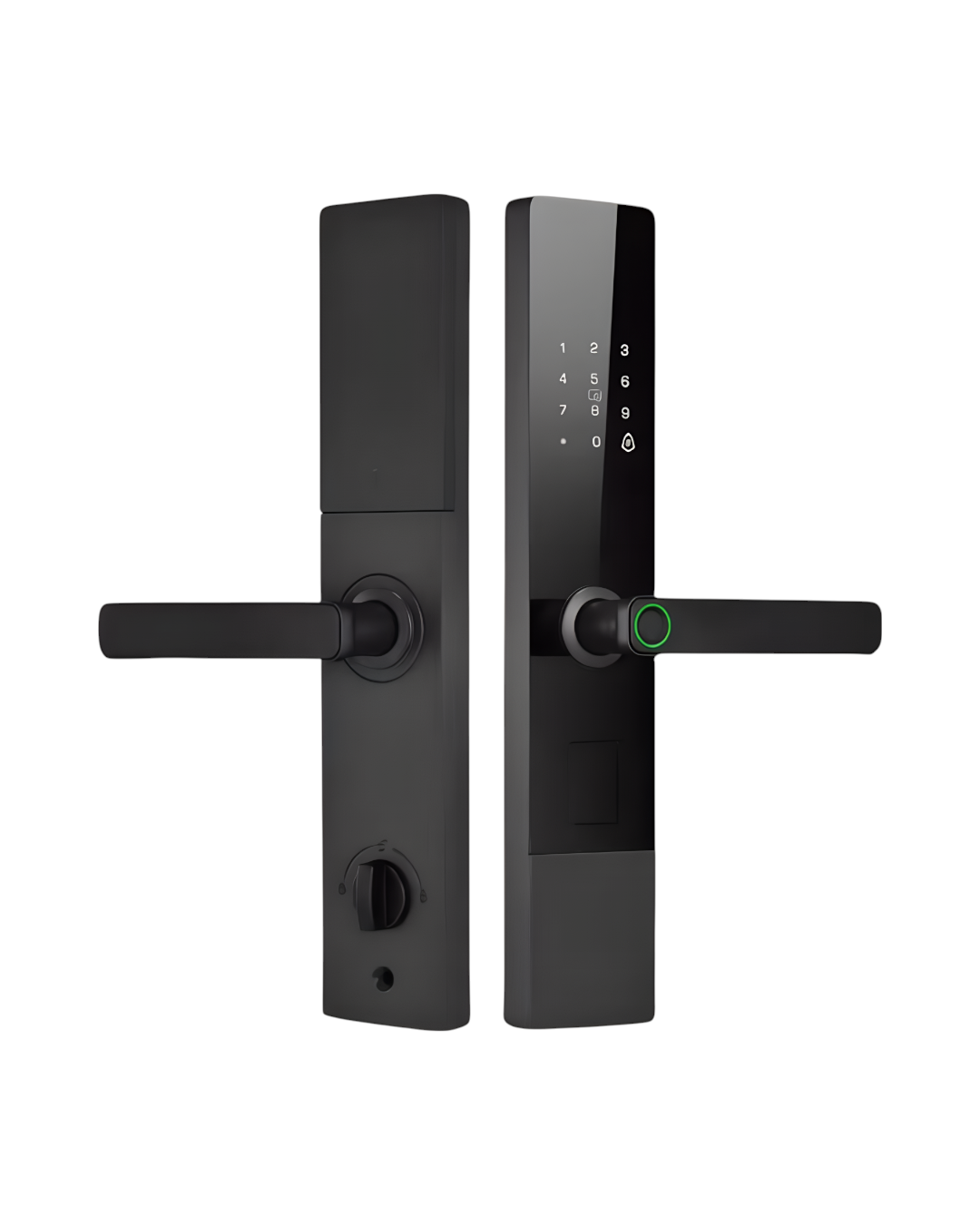 CERRADURA INTELIGENTE - PUERTAS MULTIPUNTOS DE SEGURIDAD - TUYA APP - NEGRO - OS574TYF-6068