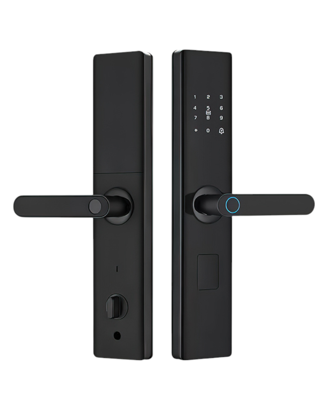 CERRADURA INTELIGENTE - PUERTAS MULTIPUNTOS DE SEGURIDAD - TUYA APP - NEGRO - OS591TYF-6068