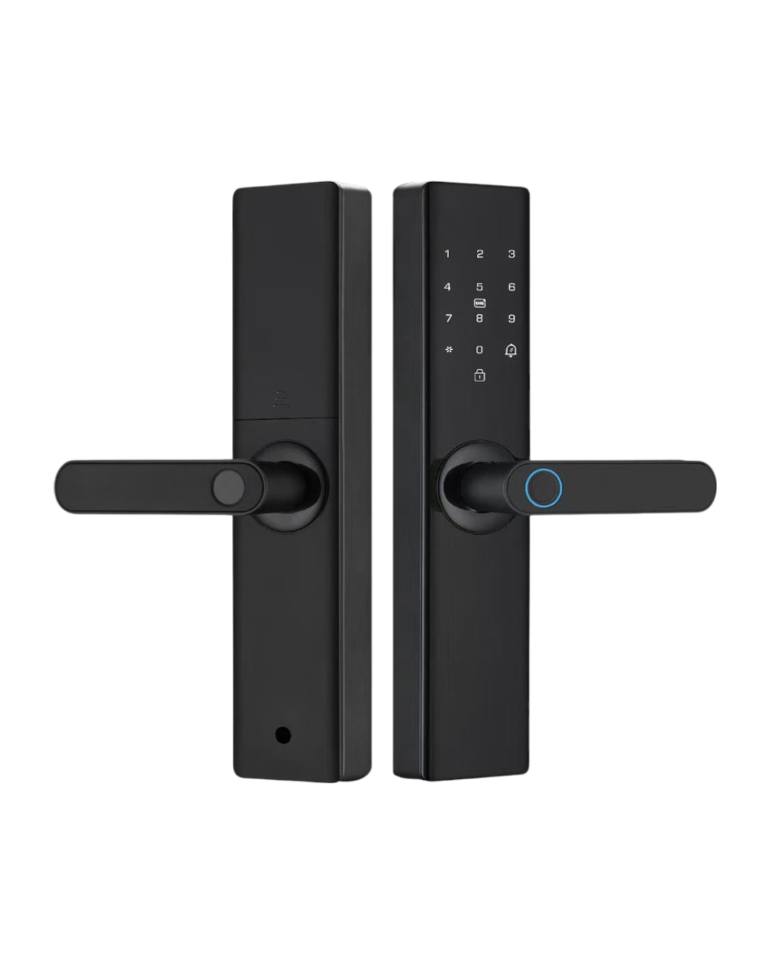 CERRADURA INTELIGENTE - PUERTAS MULTIPUNTOS DE SEGURIDAD - TUYA APP - NEGRO - OS731TYF-6068