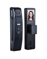 CERRADURA INTELIGENTE - PUERTAS MULTIPUNTOS DE SEGURIDAD - TUYA APP - PANTALLA INTEGRADA - NEGRO - OS852TYFA-6068