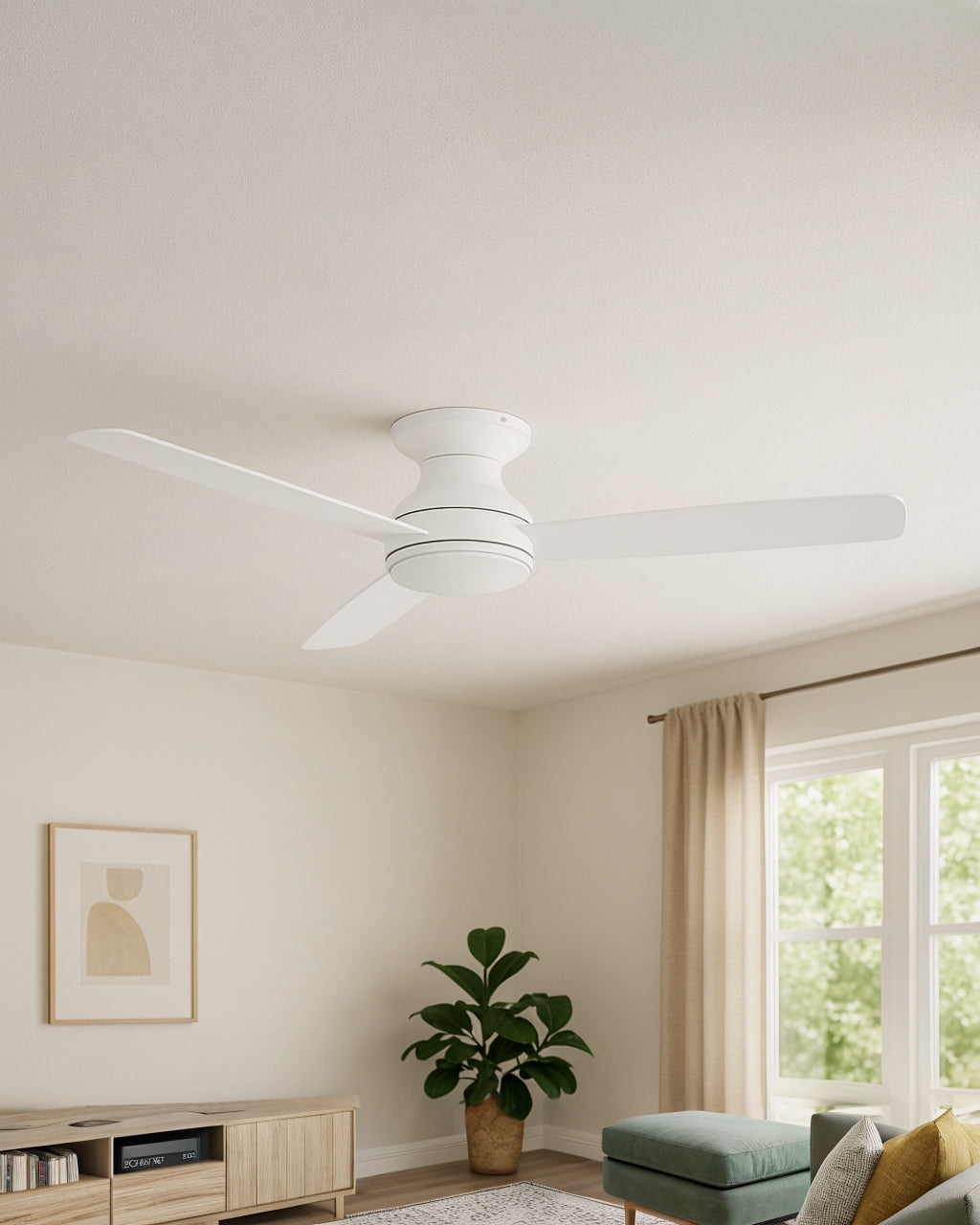 MODERN CEILING FAN - 132CM