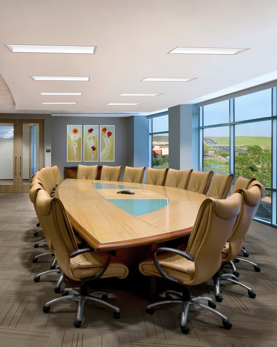 BACKLIT LED PANEL 1X4 40W CCT