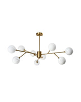 LAMPARA COLGANTE DORADA 9XG9