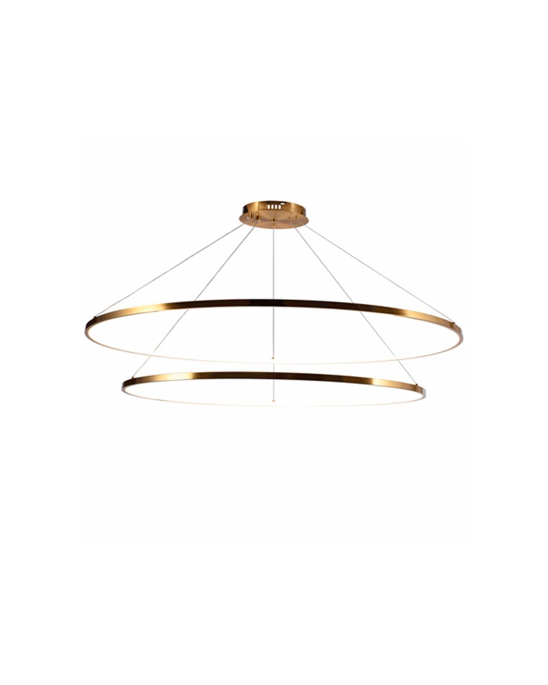 LAMPARA COLGANTE LED BRONCE 102W 30K