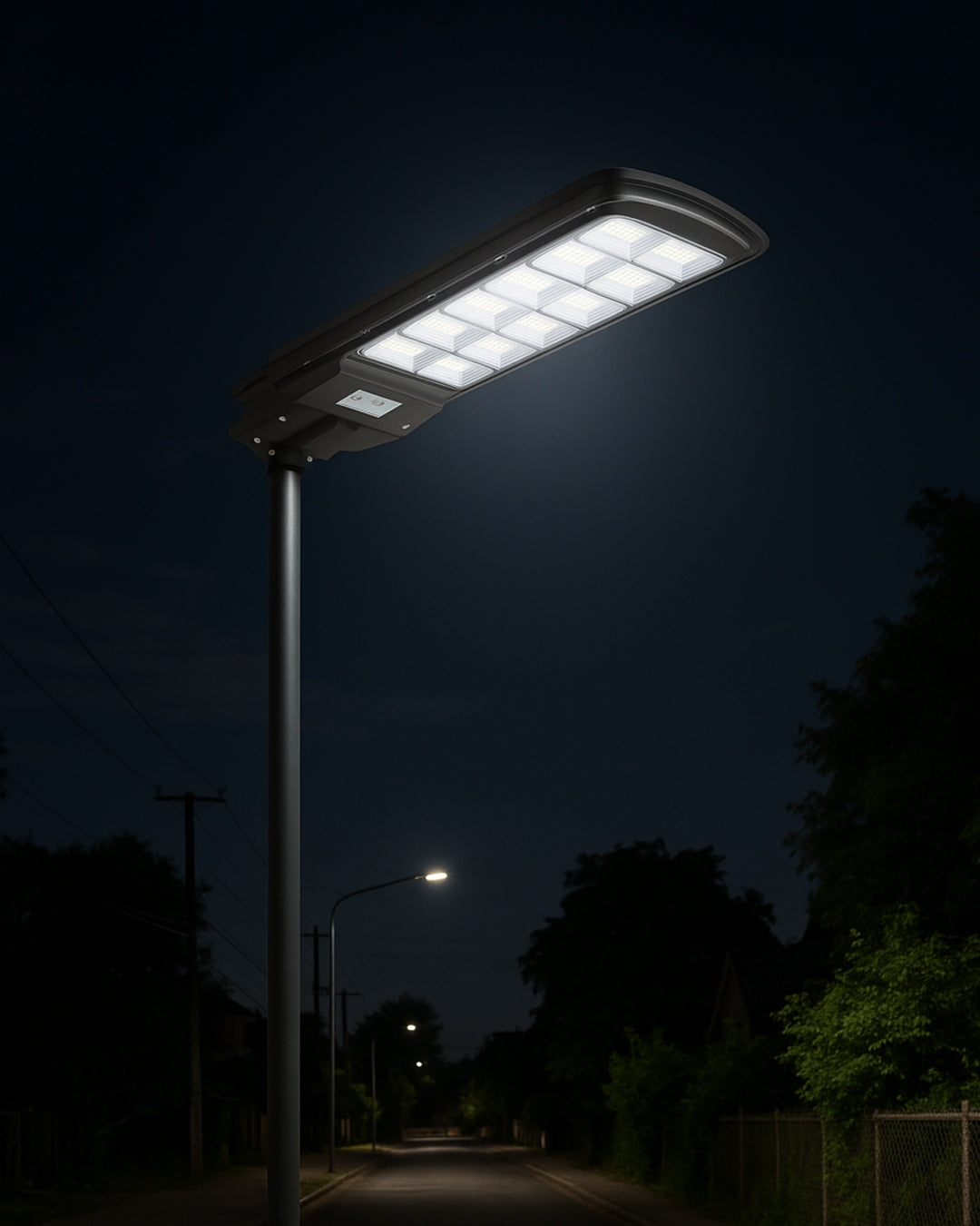 LAMPARA DE CALLE SOLAR LED 120W 65K