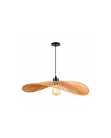 LAMPARA DE TECHO COLOR MADERA 1XE27
