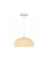 LAMPARA COLGANTE BLANCA 1XE27