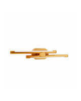 LAMPARA DE PARED LED DORADA 12W CCT