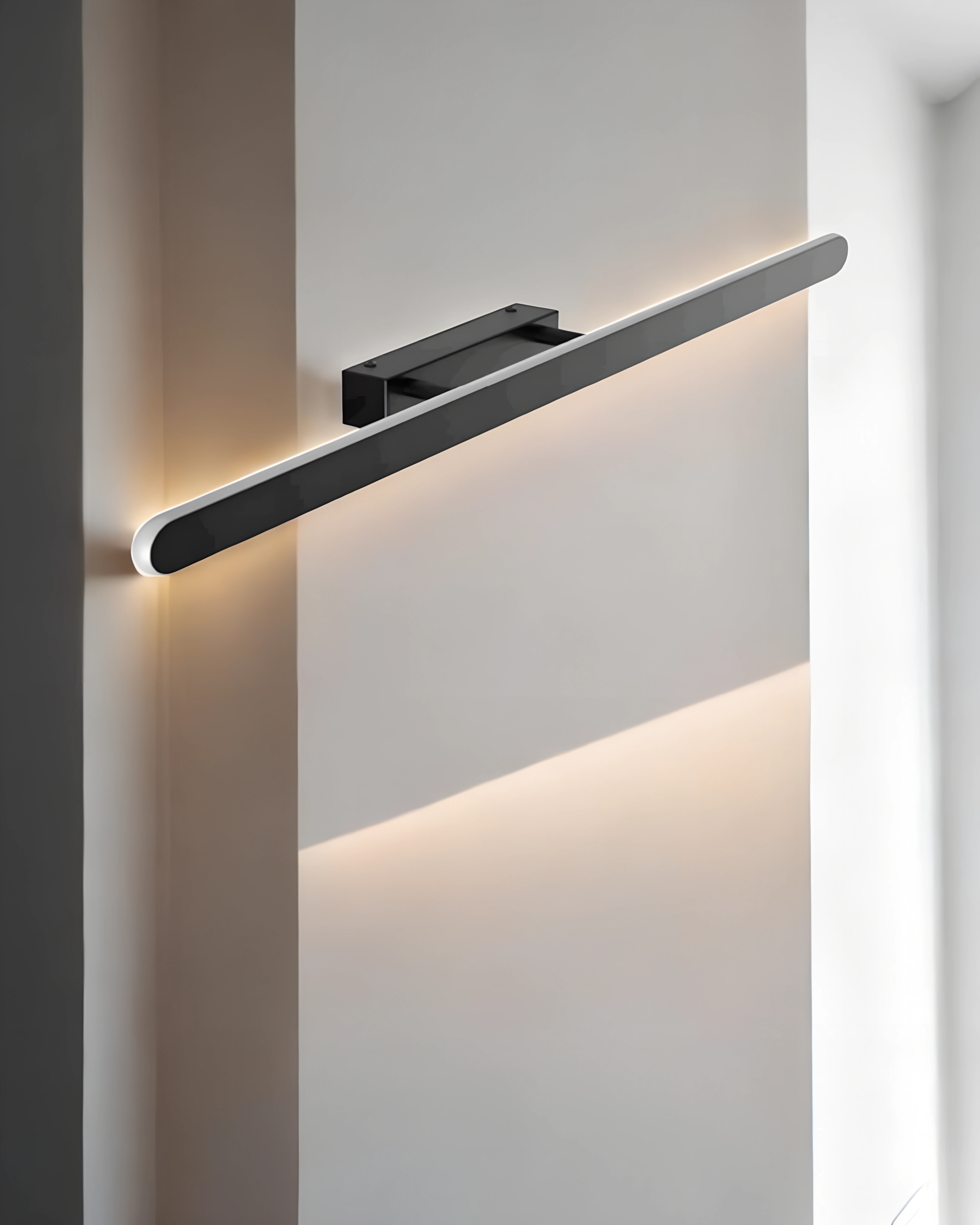 LAMPARA DE PARED LED NEGRA 18W CCT