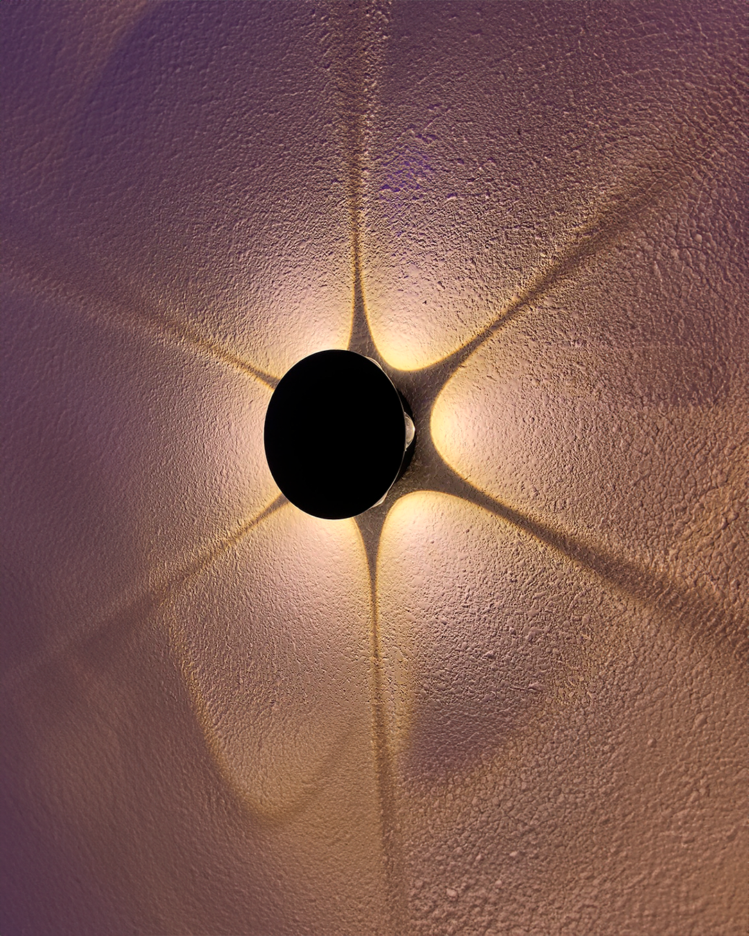 LAMPARA DE PARED EXTERIOR NEGRA LED 6W 30K