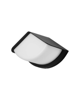 LAMPARA DE PARED EXTERIOR NEGRA LED 10W 30K