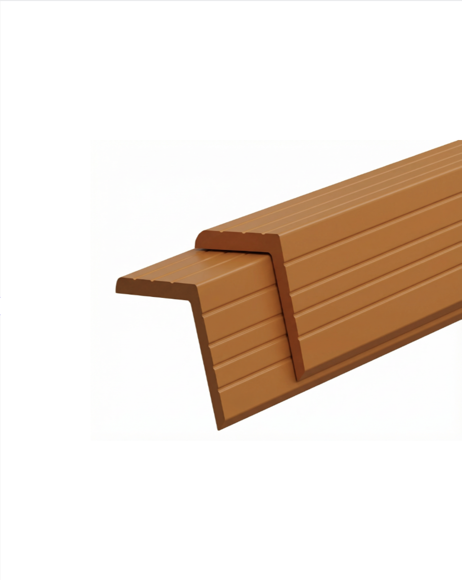 Esquinero ASA Exterior Tipo Madera Nuez | Acabado Mate | 2.9 m | Resistente UV