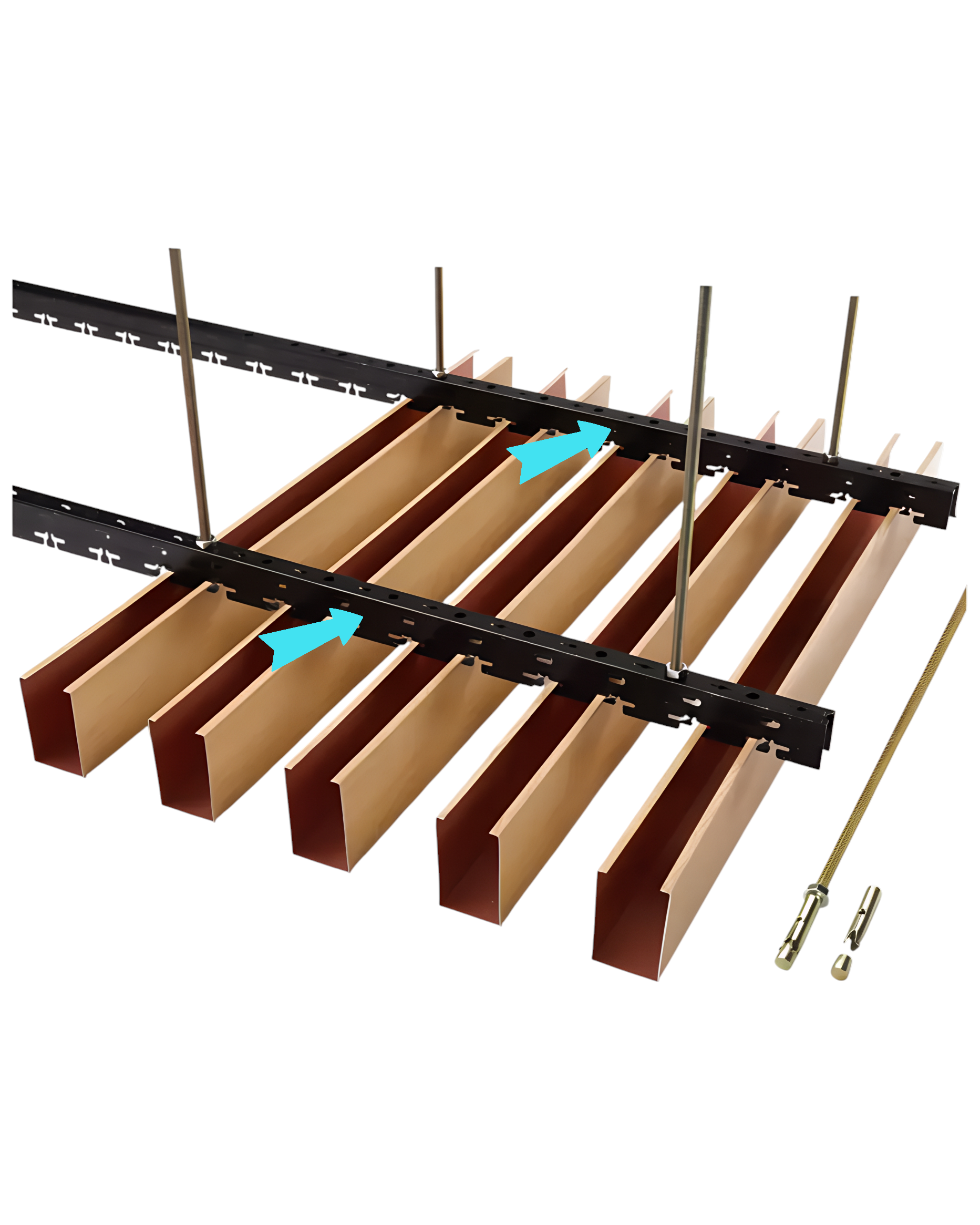 PERFIL PRINCIPAL DE ACERO - 3.OOM - MODELO(40 × 70 × 0.8 MM × 2.9 M)