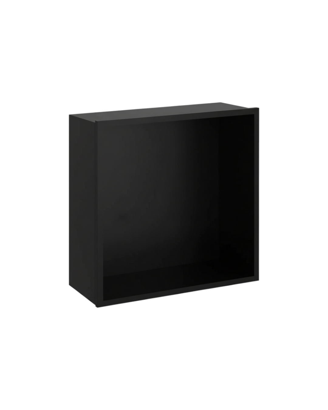 NICHO DE BAÑO - NEGRO MATE - SUS304 - 32 CM × 12 CM × (30 CM / 60 CM / 90 CM)